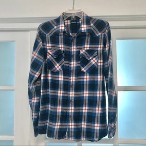 ✨KAVU flannel shirt mens S. Like NEW!✨